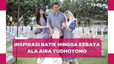 6 Inspirasi Dress Batik hingga Kebaya untuk Remaja ala Aira Yudhoyono yang Elegan