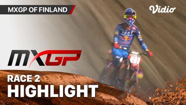 Highlights | Round 14 Finland: MXGP | Race 2 | MXGP 2023