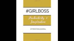 #GIRLBOSS Productivity Affirmations Journal Gold Stripe Cover (Stella Nadene Affirmations Journals) (Volume 9)