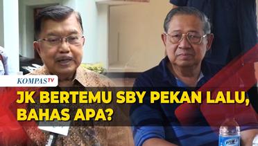 Jusuf Kalla Ungkap Bertemu SBY Minggu Lalu, Ini Pembicarannya