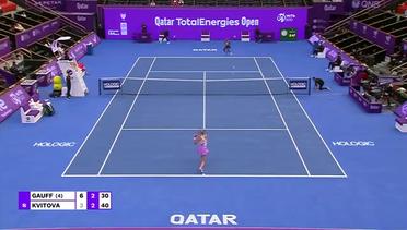 Coco Gauff vs Petra Kvitova - Highlights | WTA Qatar TotalEnergies Open 2023