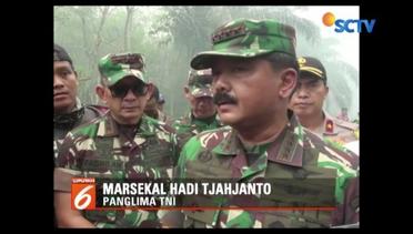 Tinjau Kebakaran Hutan di Riau, Panglima TNI Koordinasi Langsung dengan Presiden - Liputan 6 Pagi