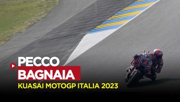 Pecco Bagnaia Finish Terdepan di Motogp Italia, Marc Marquez Crash