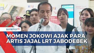 Inilah Deretan Selebritas Tanah Air yang Ikut Jajal LRT Bareng Presiden Jokowi