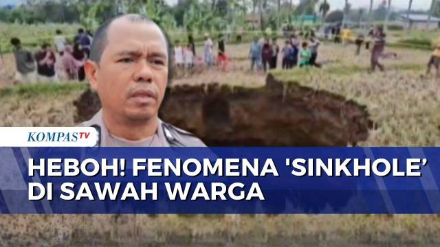 Heboh Fenomena 'Sinkhole' di Kabupaten Lima Puluh Kota Sumbar, Polisi: Diameter Sekitar 10 Meter