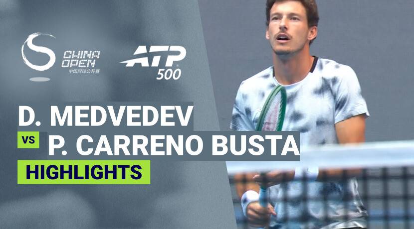 Daniil Medvedev vs Pablo Carreno Busta - Round 1 (Capital Group Diamond) | ATP 500: China Open 2026