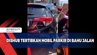 Viral, Warga Tidak terima mobilnya digembok Dishub Makassar
