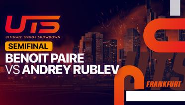 Full Match | Semifinal 2: The Rebel (Benoit Paire) vs Rublo (Andrey Rublev) | Ultimate Tennis Showdown 2023