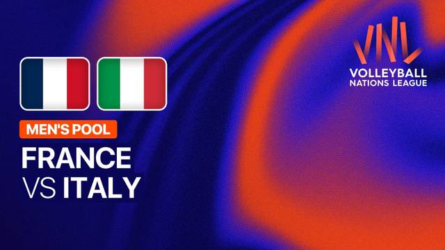 Men: France vs Italy - Full Match | Volleyball Nations League 2026