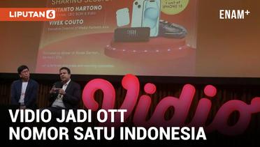 VIDIO Jadi Platform OTT Nomor Satu di Indonesia