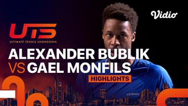 The Bublik Enemy ( Alexander Bublik) vs La Monf (Gael Monfils) - Highlights | Ultimate Tennis Showdown 2023