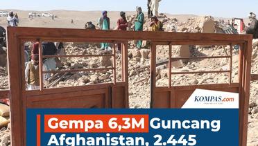 Gempa 6,3M Guncang Afghanistan, 2.445 Orang Meninggal