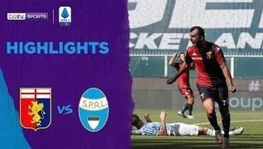 Match Highlight | Genoa 2 vs 0 SPAL | Serie A 2020