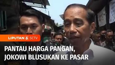 Presiden Jokowi Blusukan ke Pasar di Tuban untuk Pantau Harga Bahan Pangan | Liputan 6