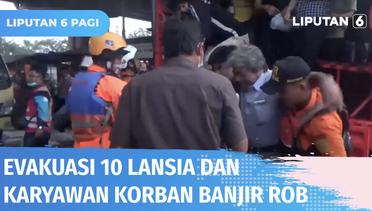Tim Gabungan Evakuasi Karyawan di Kawasan Industri Pelabuhan Tanjung Emas | Liputan 6