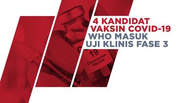 4 Kandidat Vaksin WHO Masuk Uji Klinis Fase 3, Salah Satunya di Indonesia