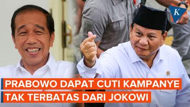 Prabowo Dipastikan Dapat Cuti Kampanye dari Jokowi, Tak Ada Batasan Hari