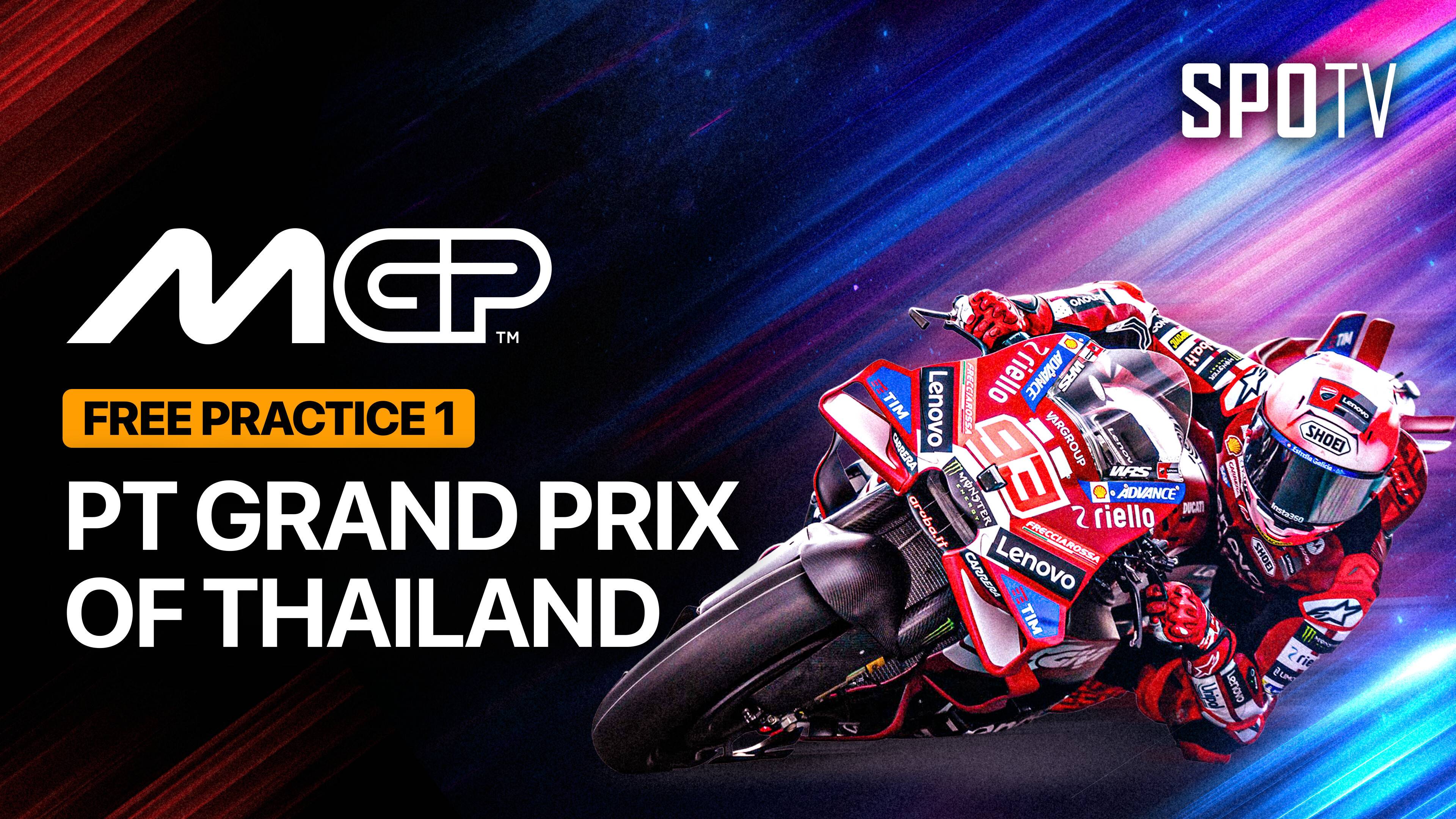 MotoGP Free Practice 1: MotoGP 2026 Round 1 - PT Grand Prix of Thailand