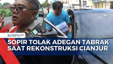 Sopir Audi Tolak Adegan Tabrak saat Rekonstruksi Laka Cianjur yang tewaskan Mahasiswi