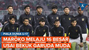Timnas U-17 Indonesia Dibungkam 1-3 oleh Maroko