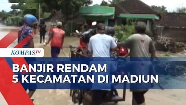5 Kecamatan di Kabupaten Madiun Terendam Banjir Setinggi 1 Meter
