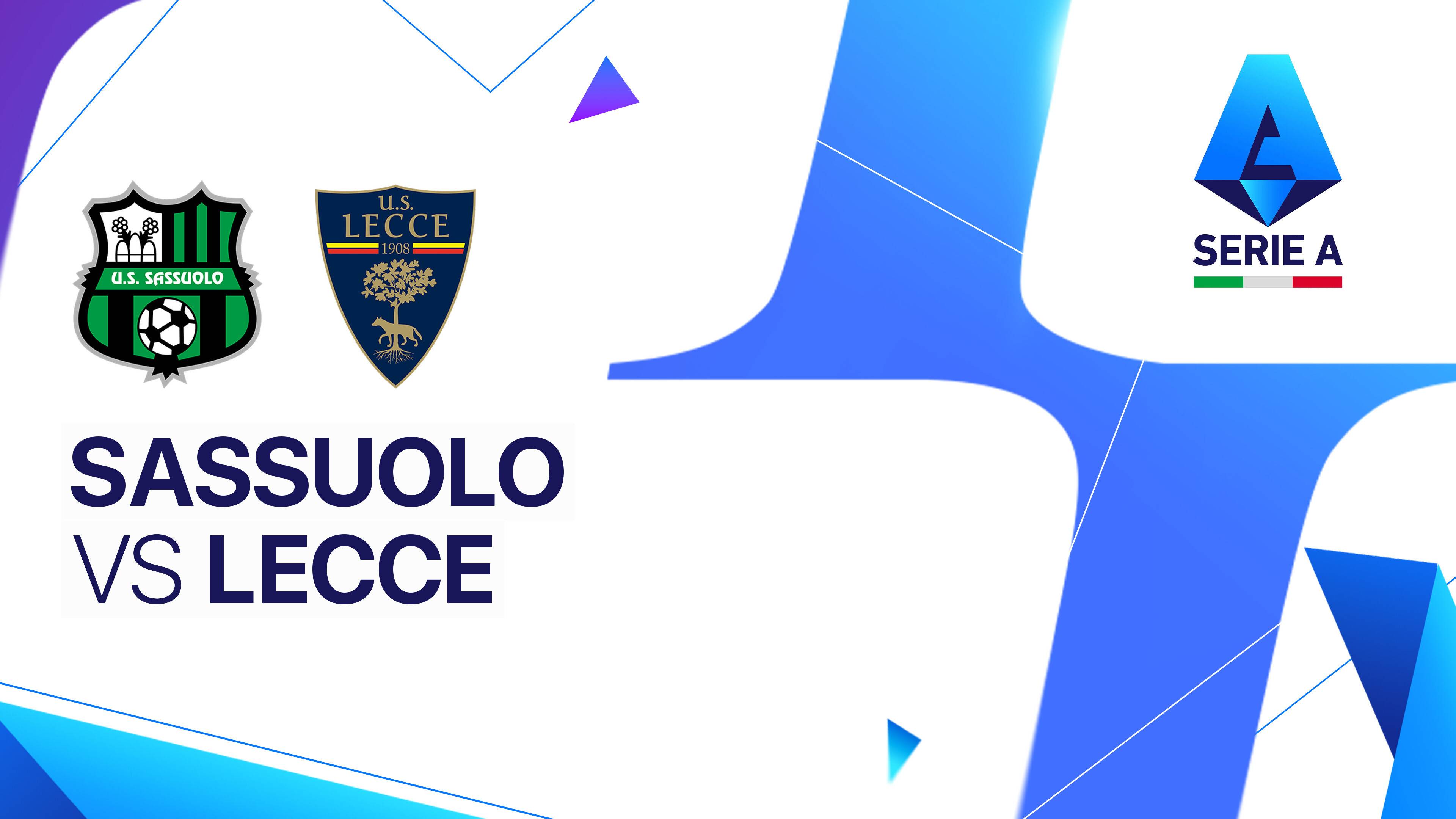 Sassuolo Calcio vs Lecce