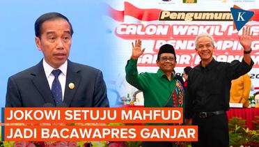 Jokowi Disebut Setujui Mahfud Jadi Bacawapres Ganjar