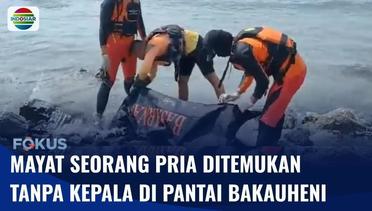 Sebuah Mayat Seorang Pria Ditemukan Tanpa Kepala di Pantai Bakauheni Lampung | Fokus