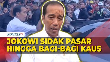 Kata Jokowi usai Pantau Harga Sembako di Pasar Mungkid, Magelang