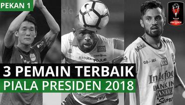 Pemain Terbaik Piala Presiden 2018 Pekan 1