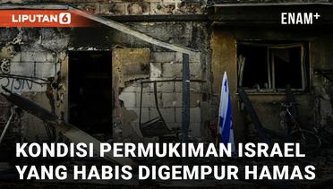 Penampakan Kibbutz Israel yang Hancur Pasca Serangan Hamas Palestina