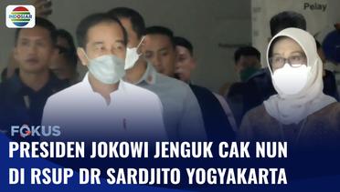Presiden Jokowi Jenguk Budayawan Cak Nun di RSUP Dr. Sardjito Yogyakarta | Fokus