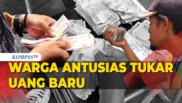 Jelang Idul Fitri, Warga Tasikmalaya Antusias Tukar Uang Baru di Mobil Keliling Bank Indonesia