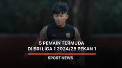 5 Pemain Termuda di BRI Liga 1 2024/25 Pekan 1