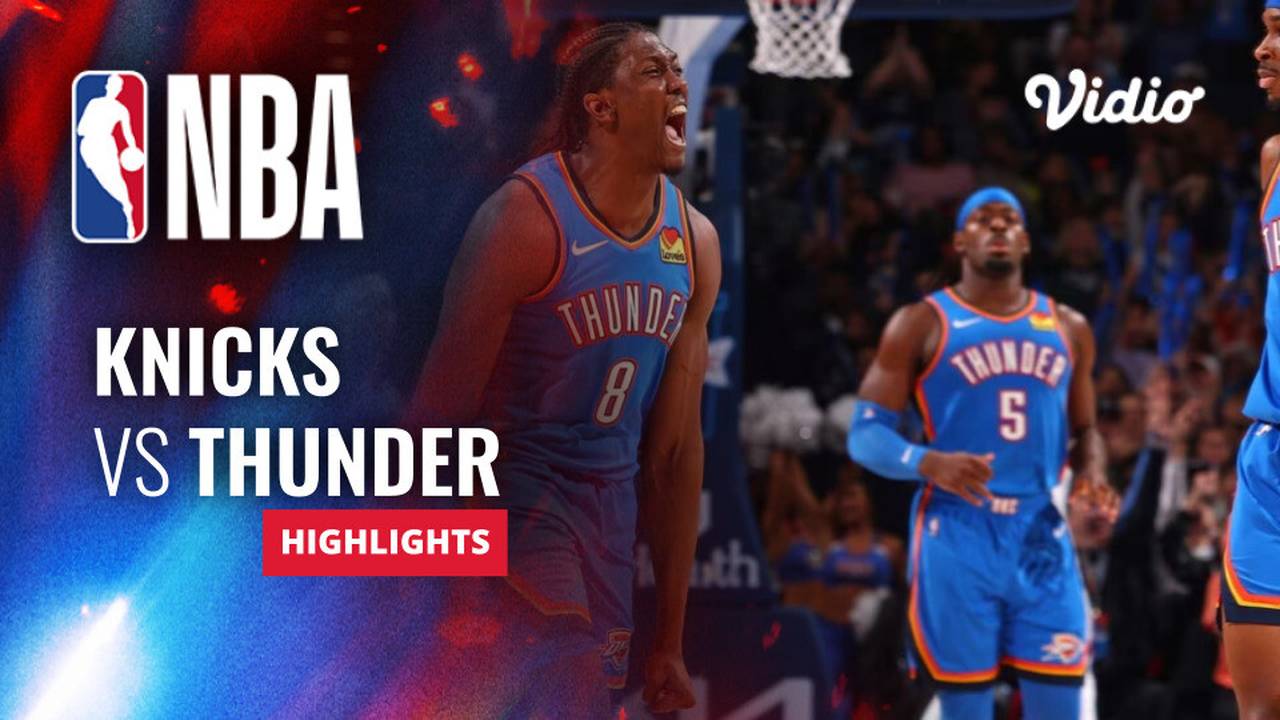 New York Knicks vs Oklahoma City Thunder Highlights NBA Regular Season 2023/24 Vidio
