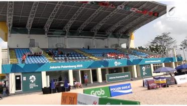Arena Voli Pantai Asian Games Siap 100 Persen
