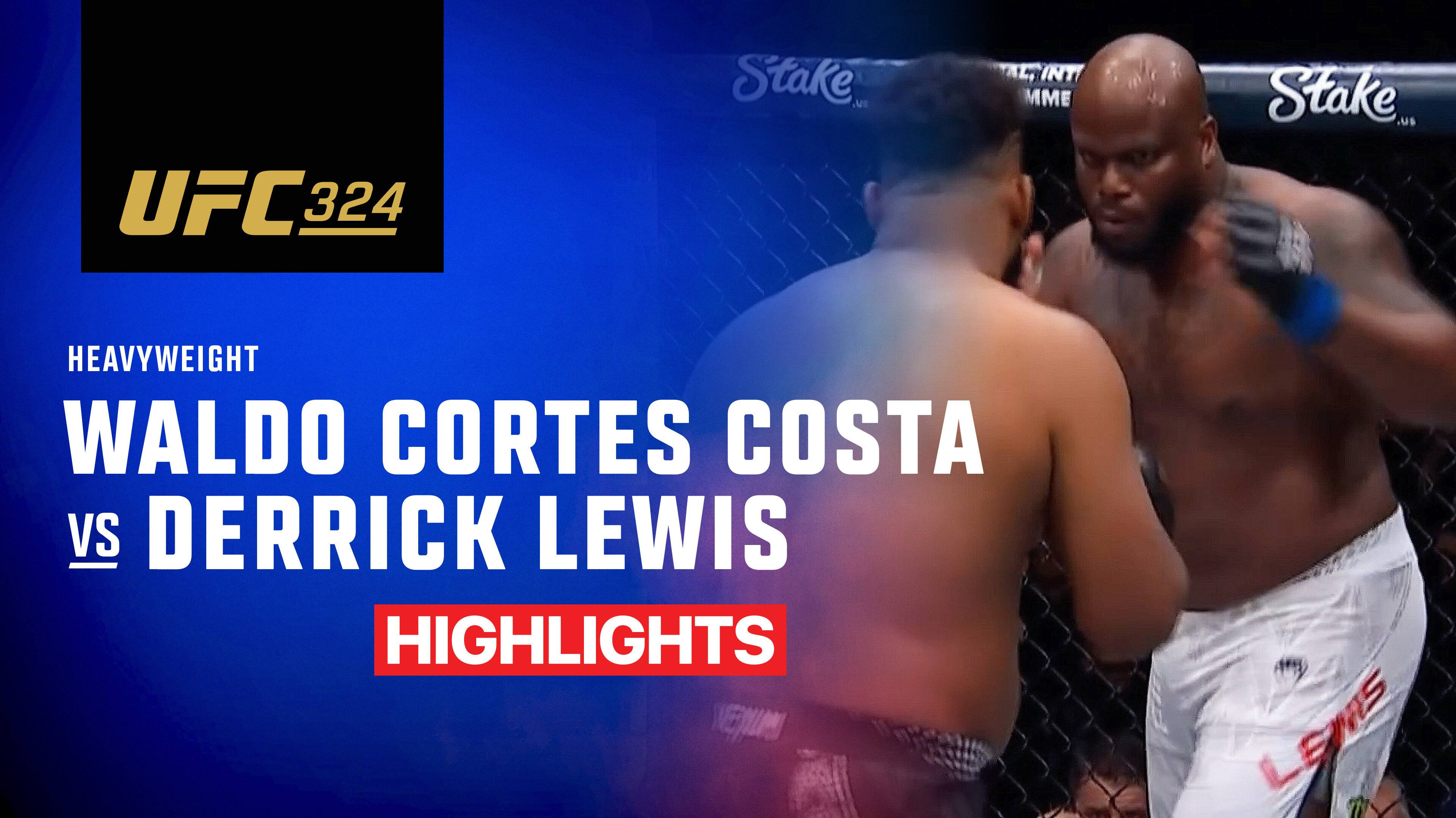 Waldo Cortes Costa vs Derrick Lewis - Heavyweight | UFC 324
