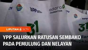 YPP Salurkan Ratusan Paket Sembako pada Keluarga Pemulung dan Nelayan di Bekasi | Liputan 6