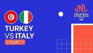 Full Match | VNL WOMEN'S - Turkey vs Italy | Volleyball Nations League 2021