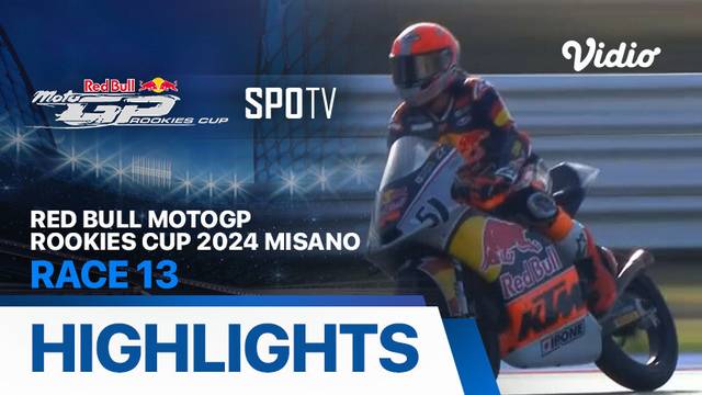 Redbull MotoGP Rookies Cup 2024 Misano - Race 13  - Highlights  | Redbull MotoGP Rookies Cup 2024