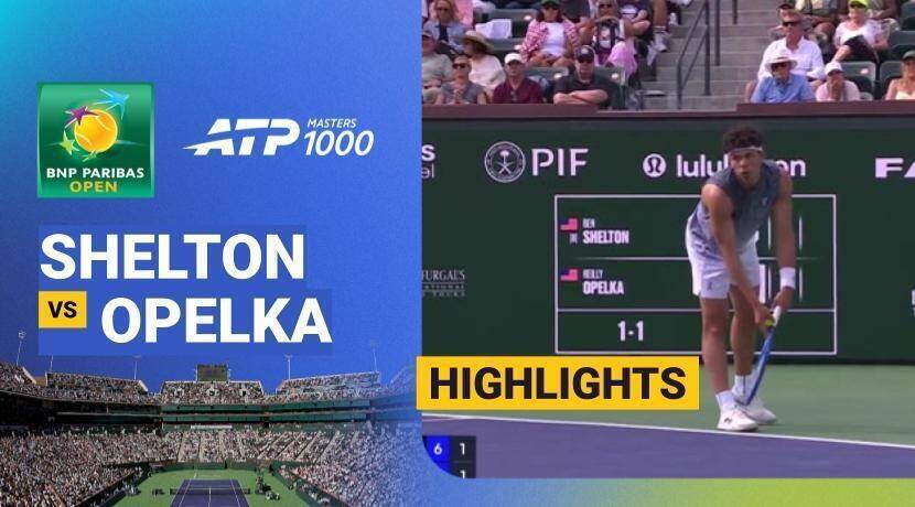 Ben Shelton vs Reilly Opelka - Round 2 | ATP 1000: BNP Paribas Open 2026