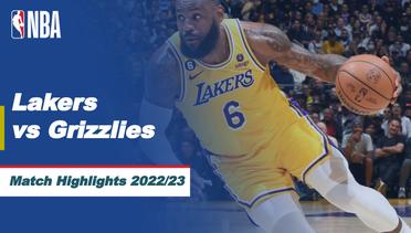 Match Highlights | Game 4: LA Lakers vs Memphis Grizzlies | NBA Playoffs 2022/23