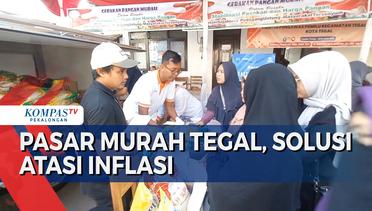 Warga Tegal Antusias Belanja di Pasar Murah, Beras SPHP Paling Diburu