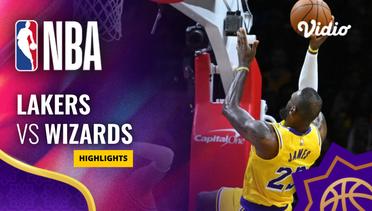 LA Lakers vs Washington Wizards - Highlights | NBA Regular Season 2023/24