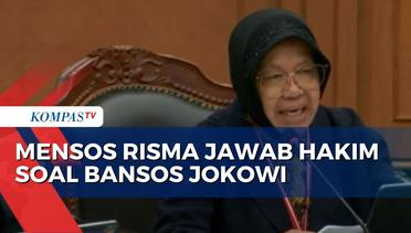 Hakim MK Tanya Mensos Risma soal Jokowi Bagikan Bansos di Depan Istana dan Kunker
