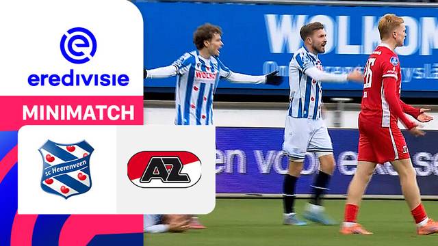Heerenveen vs AZ Alkmaar - Mini Match | Eredivisie 2025/26