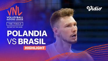 Match Highlights | Quarter Final: Polandia vs Brasil | Men's Volleyball Nations League 2023