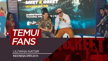 Liliyana Natsir Temui Fans di Indonesia Open 2019