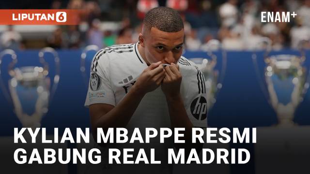 Momen Kylian Mbappe Resmi Diperkenalkan Real Madrid