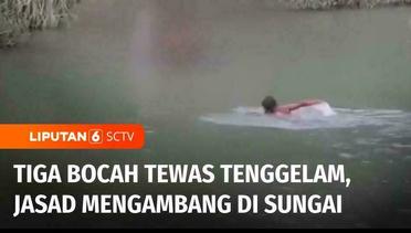 Diduga Tak Bisa Berenang, Tiga Bocah di Kebumen Ditemukan Tewas Tenggelam di Sungai | Liputan 6
